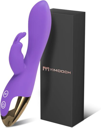 FIDECH G Spot Rabbit Vibrator, Sex Toys for Clitoris G-spot Stimulation, Waterproof Dildo Vibrator with 9 Powerful Vibrations Dual Motor Stimulator for Women or Couple Fun - Image 26