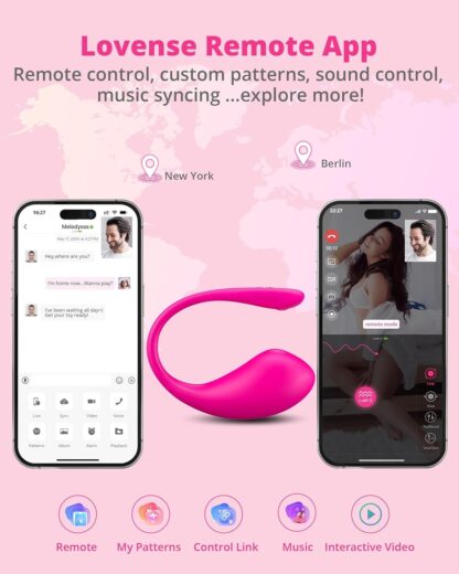 LOVENSE Lush 3 Remote Control Vibrator for G-spot, App Controlled Vibrating Sex Toys for Women and Couples, Adult Toys with 10000+ Custom Vibration Modes - Image 3