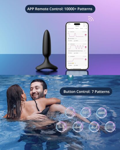 LOVENSE Hush 2 Vibrating Butt Plug with APP Control, Bluetooth Vibrator Anal Plug Sex Toys for Men Women (2.25 inch) - Image 19