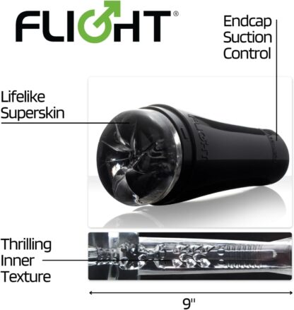 Fleshlight Male Sex Toys for Men – Fleshlight Pilot Male Sex Toys, The Number One Male Masturbator Sex Toys for Men with Our Fleshlight SuperSkin Sex Toy Pocket Pussy Technology - Image 3