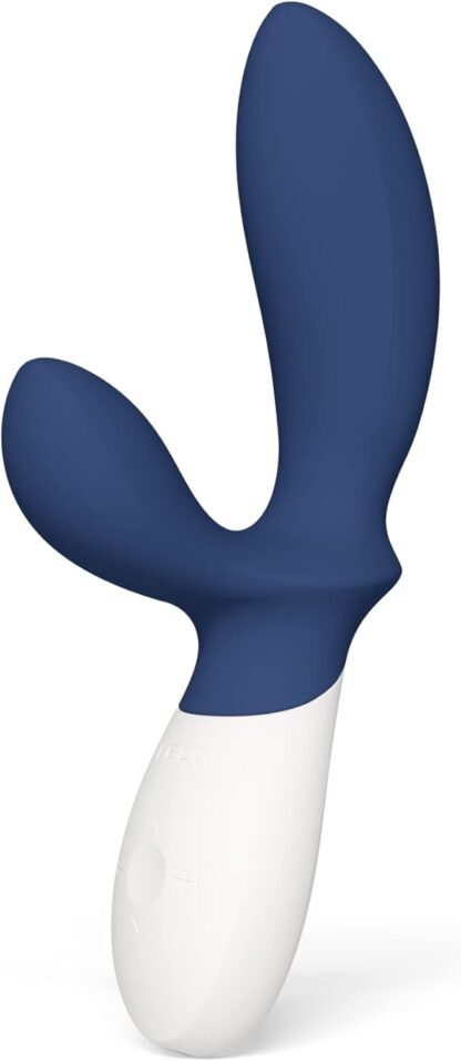 LELO Loki Wave 2 Vibrating Male Prostate Massager Anal Sex Toys with 12 Pleasure Settings Vibrating Anal Plug for Men, Male Sex Toys, Anal Sex Toys with Waterproof Design, Male Sex Toy, Base Blue