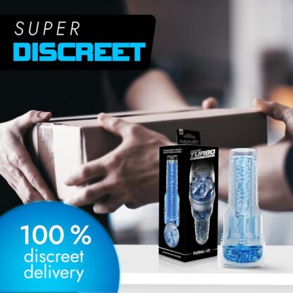 Fleshlight Turbo Thrust Blue Ice Masturbator for Men  Premium Sex Toys for Men and in Male Sex Toys - Image 5