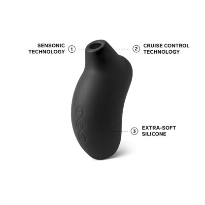 LELO SONA Cruise Suction Vibrator for Enhanced Pleasure, Waterproof and Rechargeable Clit Sucker Sex Toy for Women, Clitoris Stimulator, Black - Image 3