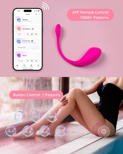 LOVENSE Lush 2 G Spot Vibrator with App Remote Control, Long Distance Vibrator, Wearable Sex Vibrator for Women, Adult Sex Toys with 10000+ Custom Vibration Modes - Image 5