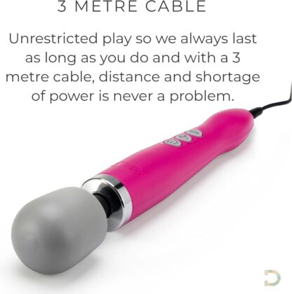 Doxy Original Ultra Powerful Magic Wand Massager Pink Wand Vibrator - Image 5