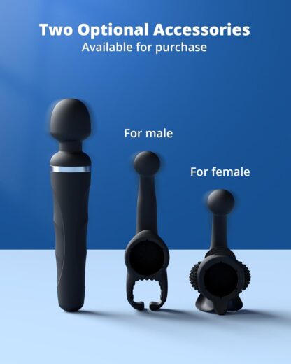 LOVENSE Domi 2 Mini Bluetooth Wand Vibrator with App Controlled, Clitoral Vibrator Wand Massager, Unlimited Custom Vibration Modes for Couples Pleasure - Image 7