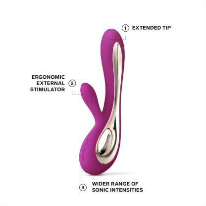 LELO Soraya 2 Rabbit Vibrator for Women Rabbit Sex Toy, Vibe for Clitoral and G Spot Pleasure, Waterproof & Wireless Rabbit Sex Toys for Her Adult Pleasure, Black - Image 29