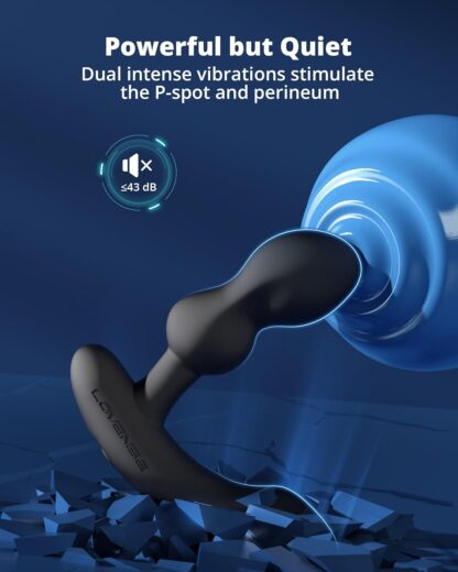 LOVENSE Edge 2 Vibrating Prostate Massager Anal Vibrators with App Controlled Anal Toys Prostate Massaging Stimulator Anal Plug Sex Toys4mens Unlimited Custom Vibration Modes - Image 4