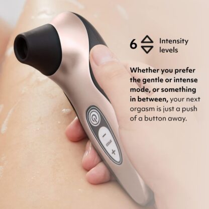 Womanizer Pro40 Clitoral Sucking Toy - Clit Stimulator with 6 Suction Speeds - Waterproof Sucker Vibrator - Rechargeable Vibrating Adult Sex Toy Gifts for Women and Couples - Limited Rose Gold Edition - Image 3