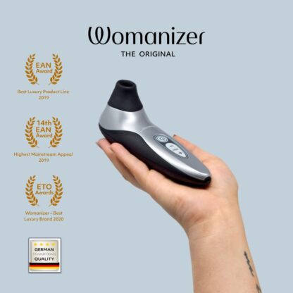 Womanizer Pro40 Clitoral Sucking Toy - Clit Stimulator with 6 Suction Speeds - Waterproof Sucker Vibrator - Rechargeable Vibrating Adult Sex Toy Gifts for Women and Couples - Limited Rose Gold Edition - Image 12