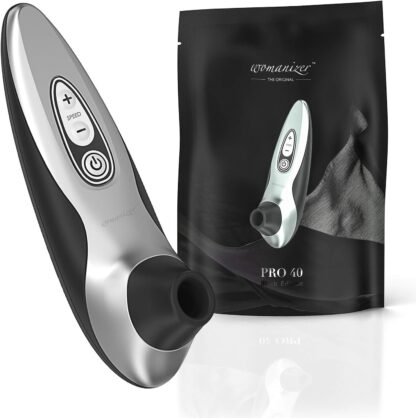 Womanizer Pro40 Clitoral Sucking Toy - Clit Stimulator with 6 Suction Speeds - Waterproof Sucker Vibrator - Rechargeable Vibrating Adult Sex Toy Gifts for Women and Couples - Limited Rose Gold Edition - Image 14