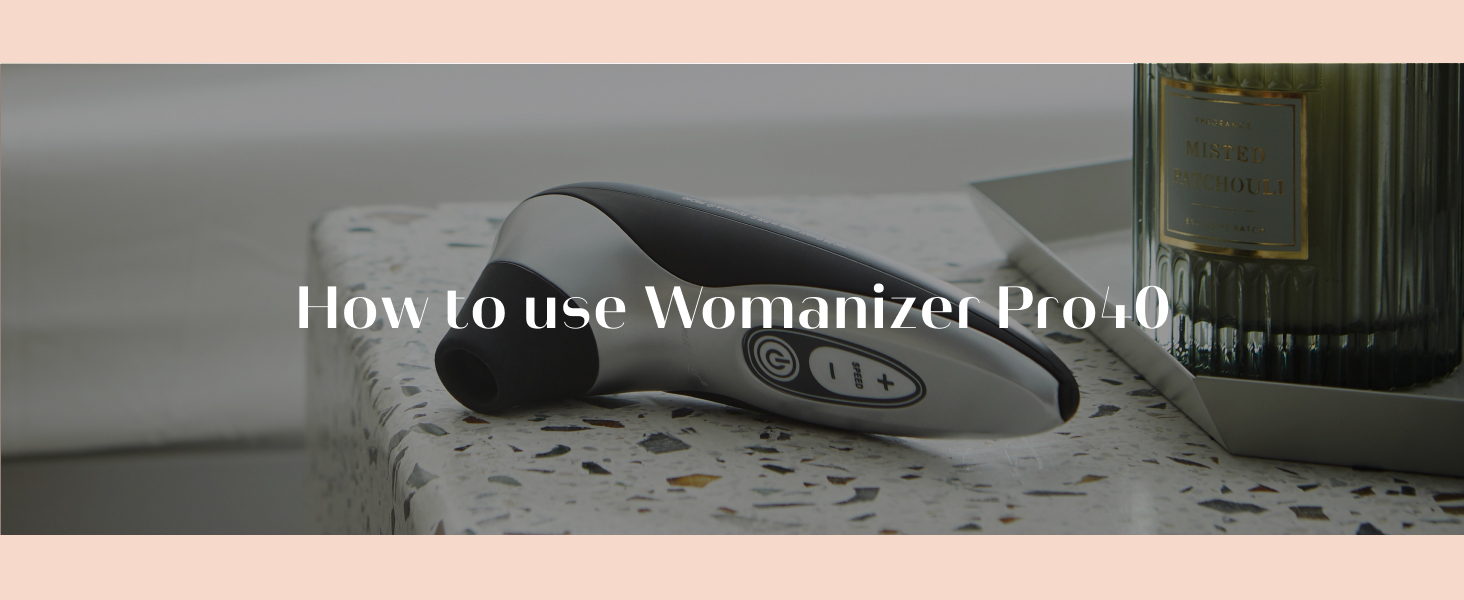 Womanizer Pro40 womens black stimulating sucking device for female and adults couples present