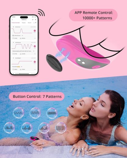 LOVENSE Ferri Mini Wearable Bluetooth Magnetic Panty Vibrator with App Controlled, Wireless Remote Control Vibatoror for Women, Unlimited Custom Vibration Modes - Image 4