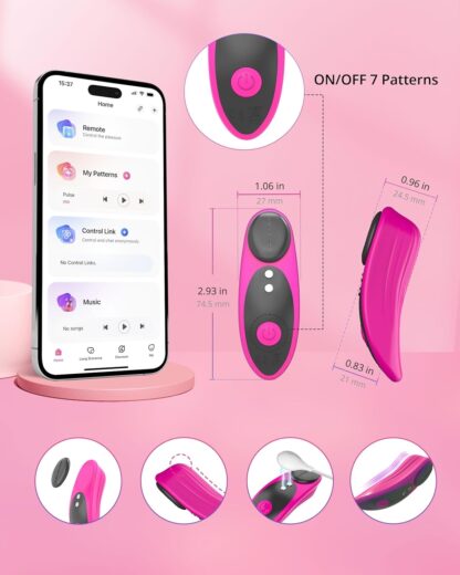 LOVENSE Ferri Mini Wearable Bluetooth Magnetic Panty Vibrator with App Controlled, Wireless Remote Control Vibatoror for Women, Unlimited Custom Vibration Modes - Image 7