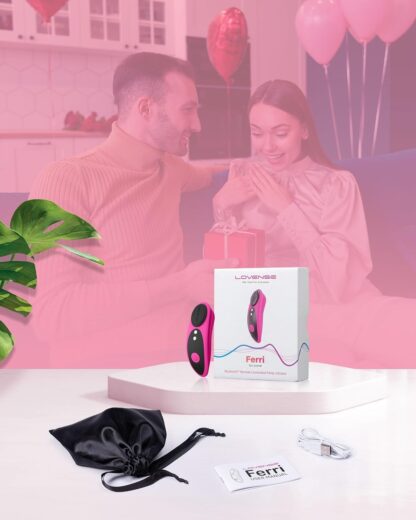 LOVENSE Ferri Mini Wearable Bluetooth Magnetic Panty Vibrator with App Controlled, Wireless Remote Control Vibatoror for Women, Unlimited Custom Vibration Modes - Image 8