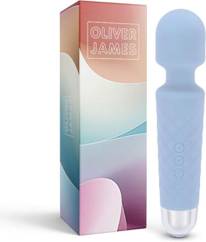 Vibrator by Oliver James - Powerful Wand Massager for Women - Wireless Handheld Water-Resistant Dildos - 20 Vibration Modes & 8 Speeds - Adult Sex Toys for men and women, Anal Dildo, Vibrators (Black) - Image 70