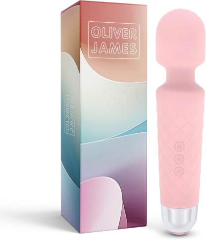 Vibrator by Oliver James - Powerful Wand Massager for Women - Wireless Handheld Water-Resistant Dildos - 20 Vibration Modes & 8 Speeds - Adult Sex Toys for men and women, Anal Dildo, Vibrators (Black) - Image 76