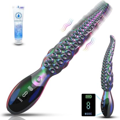 10.6" Tentacle Dildo Vibrator Sex Toys - Realistic Anal Dildo Vibrators with 9 Vibration Modes & LED Display，Sex Toy for G Spot & P Spot Stimulation，Monster Silicone Dildos Anal Plug Prostate Massager