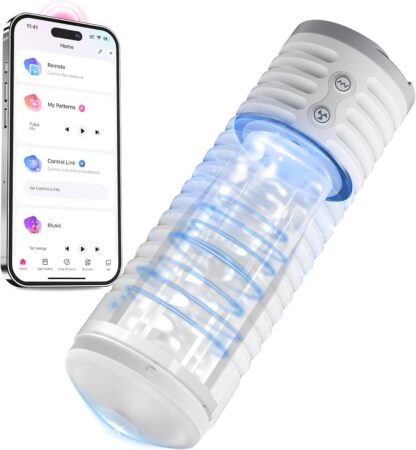 LOVENSE Max 2 Automatic Male Masturbator Cup Stroker Toy with Unlimited Custom Vibration Modes, APP Controlled Vibrators Bluetooth Male Mastuabors Toys Sucking Blowjob Sex Toy Mens Sex Toys4mens