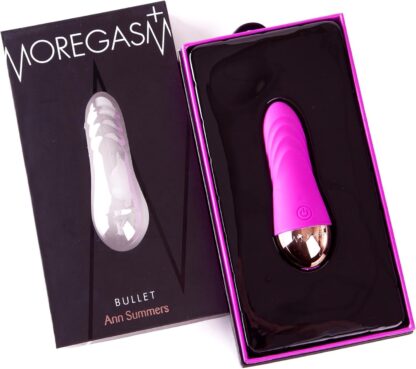 Ann Summers - Valentines - Rechargeable Moregasm + Bullet Vibrator - Small Waterproof Vibrator with Smooth Silicone - 5 Vibration Settings, 5 Speed Sex Toy - Pink - Image 5