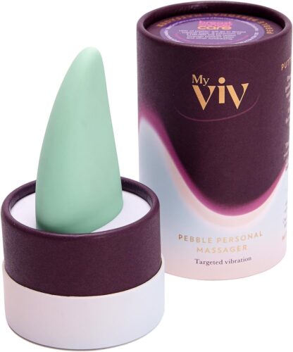 Ann Summers My Viv Personal Pebble Massager, Vibrating Massager for Women, Battery Operate Adult Toy Vibrator - Blue - Image 4