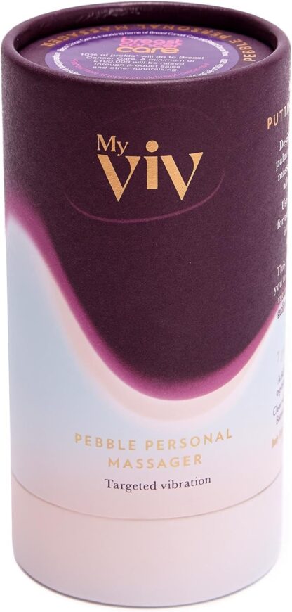 Ann Summers My Viv Personal Pebble Massager, Vibrating Massager for Women, Battery Operate Adult Toy Vibrator - Blue - Image 5